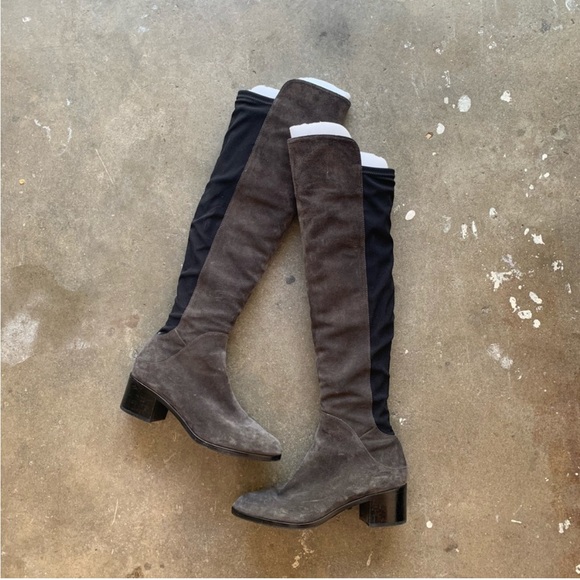 Via Spiga Alto OTK Over The Knee Suede Boots Anthropologie Women’s 8.5 - Picture 14 of 15